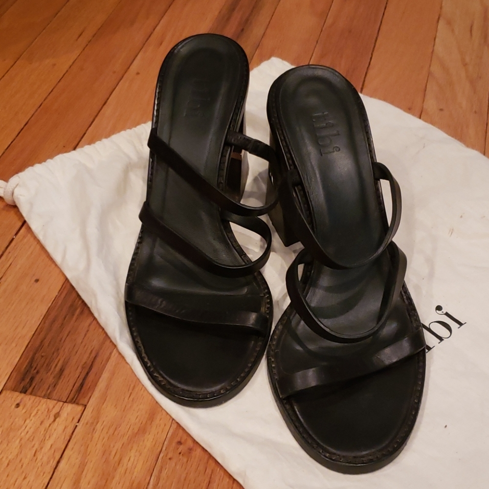 Tibi chunky heel sandals